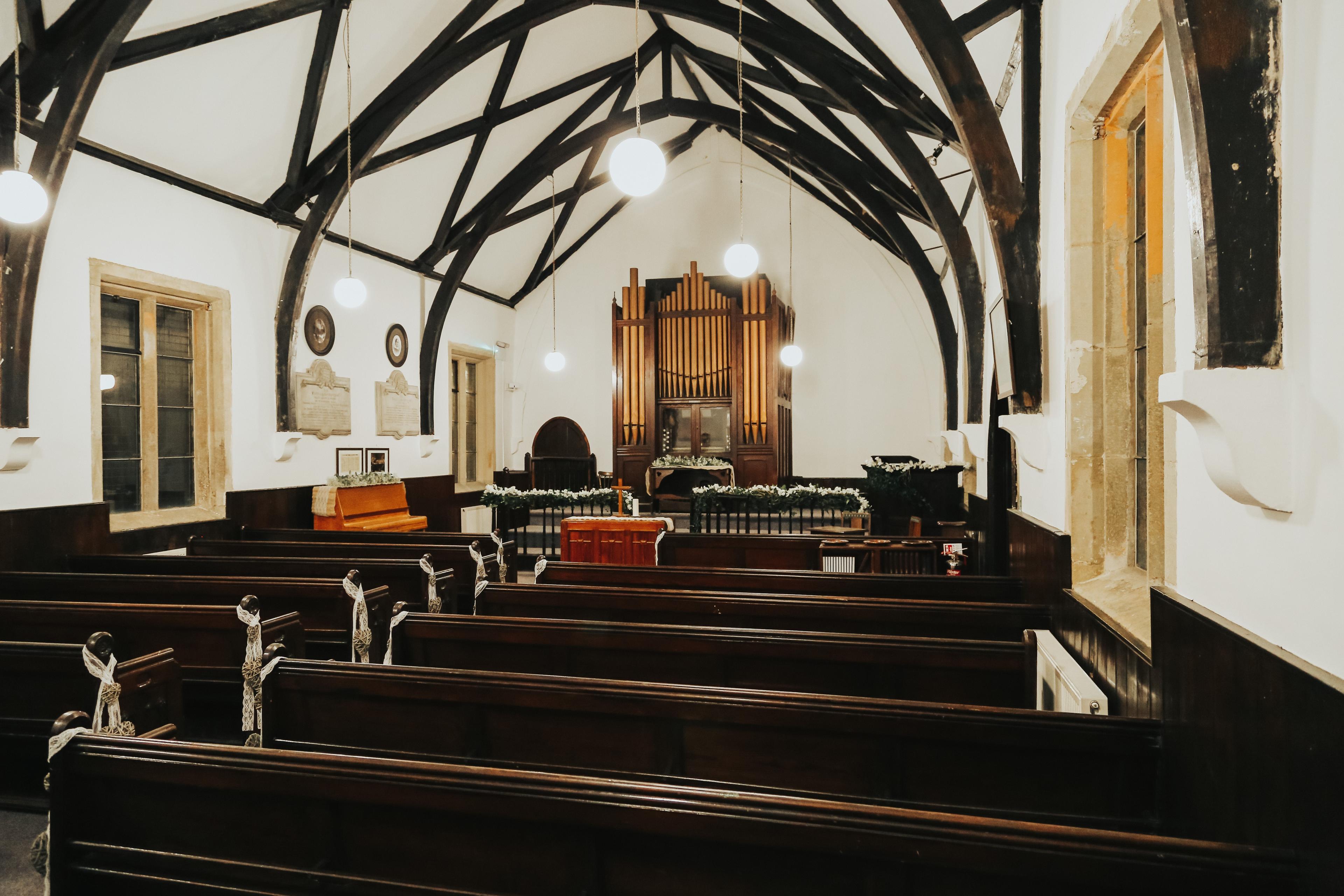 Inside Upper Wincobank Chapel